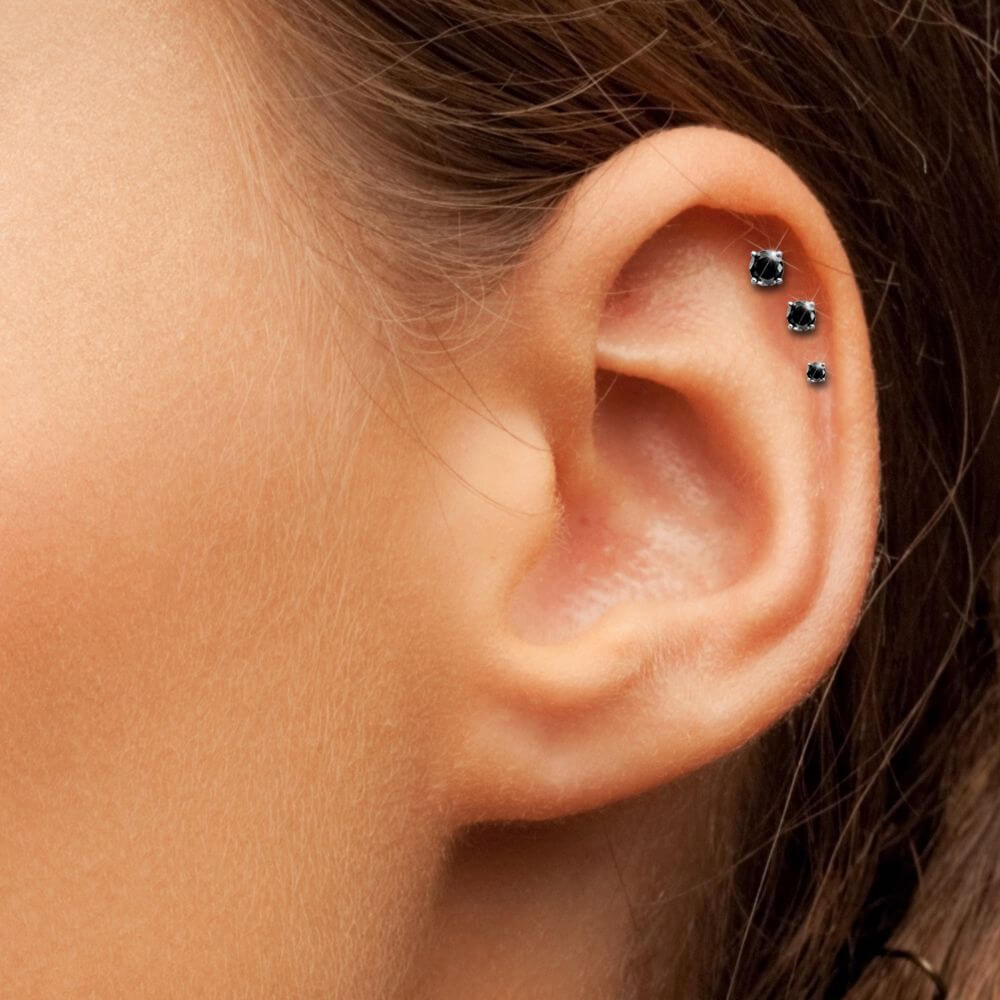 Helix Piercing is $50.00 & includes jewelry at Iron Palm Tattoos & Body Piercing.
