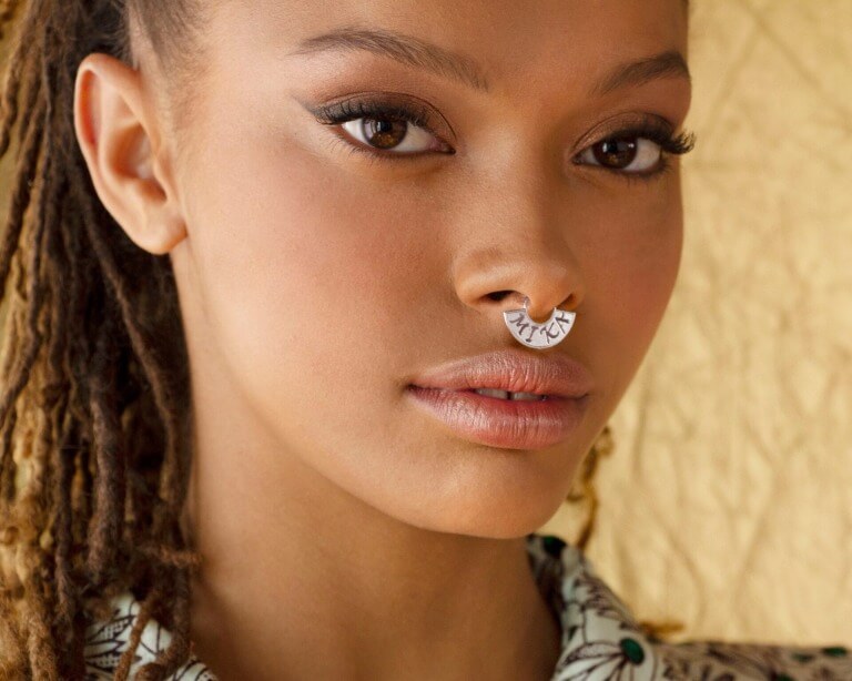 Septum piercing is $85.00 jewelry included at Iron Palm Tattoos in downtown Atlanta. Female & male piercers available. Call 404-973-7828 or visit for a free consultation.