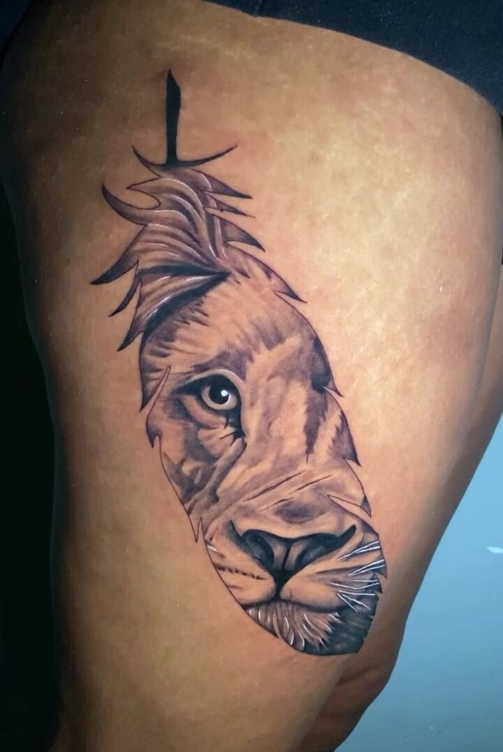 Iron Lion Tattoo