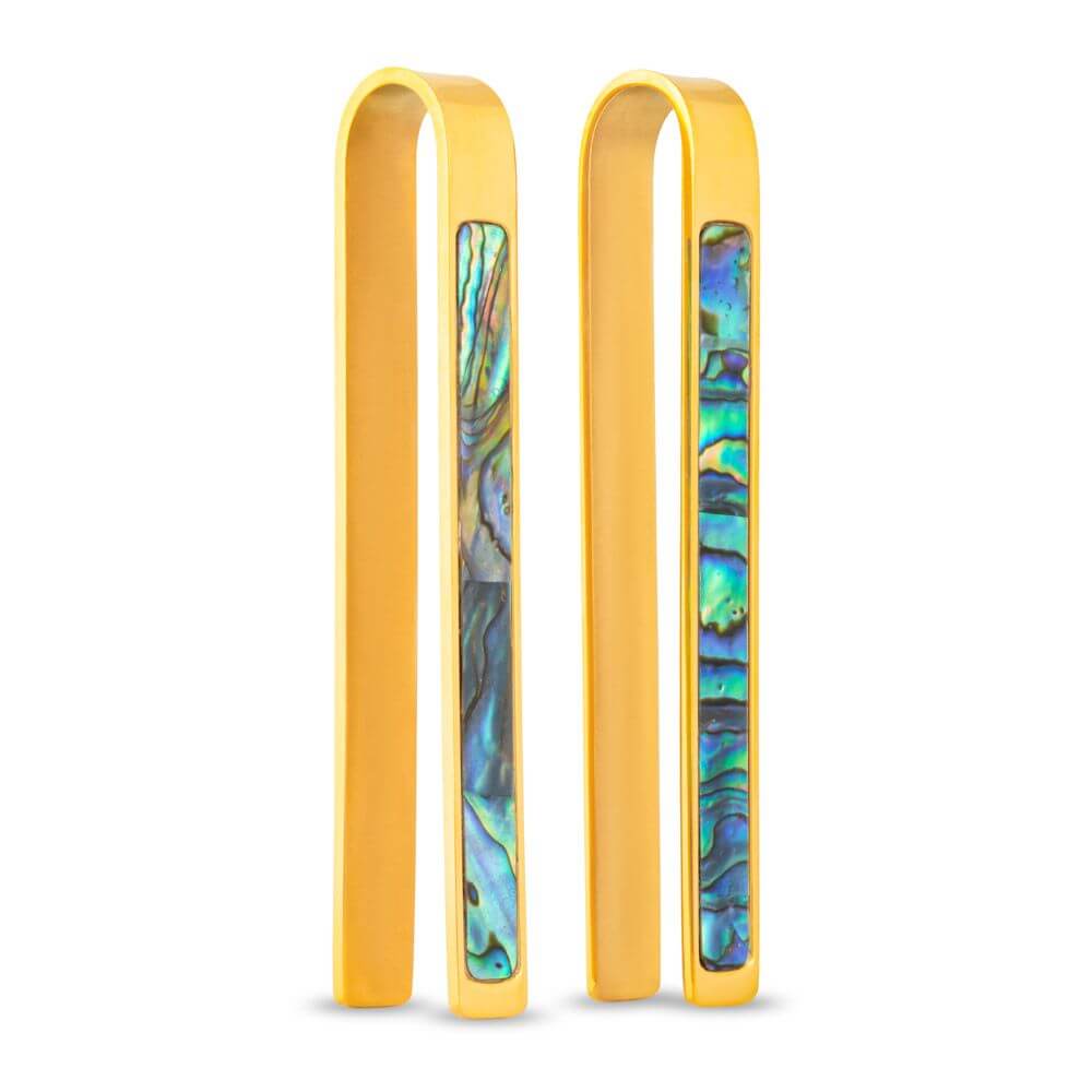 PVD Gold Abalone Clip Ear Weight — விலை 2
