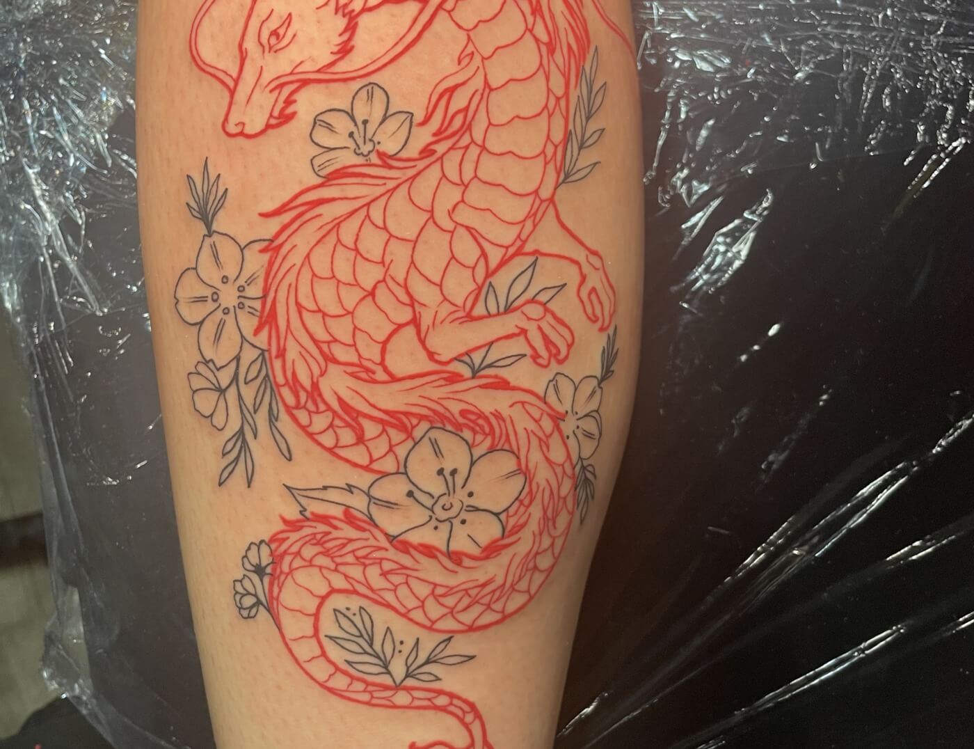 Red Tattoo: Everything You Need To Know (30+ Cool Design Ideas) | Dragon  tattoo for women, Red tattoos, Red ink tattoos