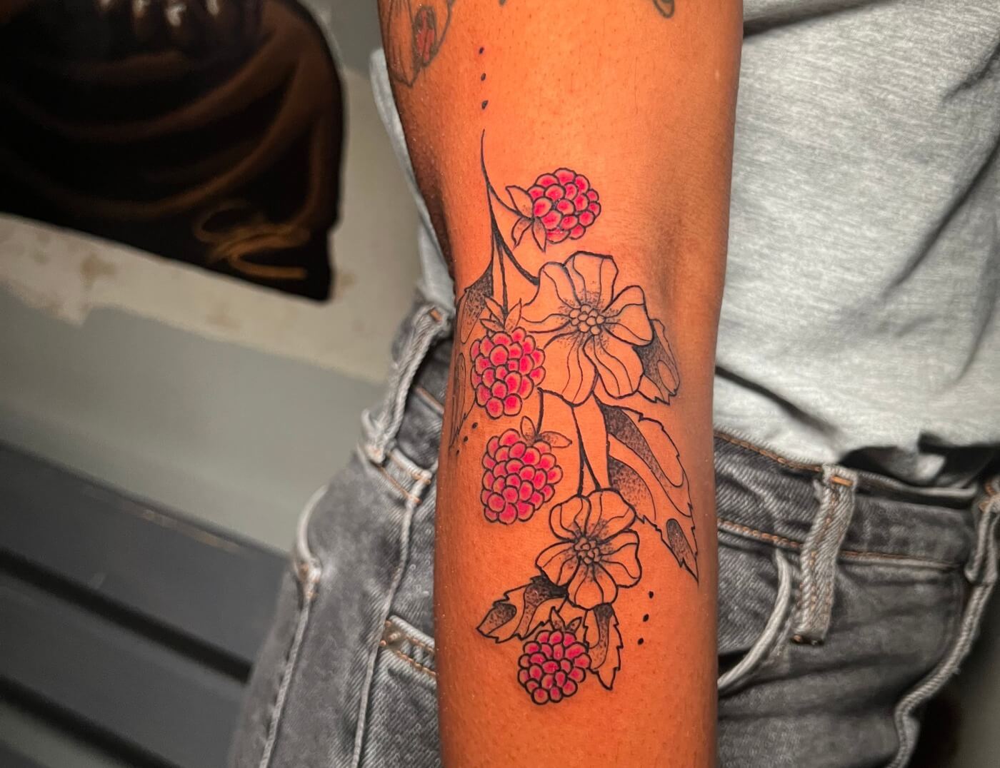 Floral Coverup on Forearm- Instagram @michaelbalesart by Michael Bales:  TattooNOW