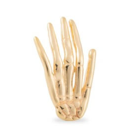 Tilum 14kt Yellow Gold Skeleton Hand Threadless Top — Price Per 1