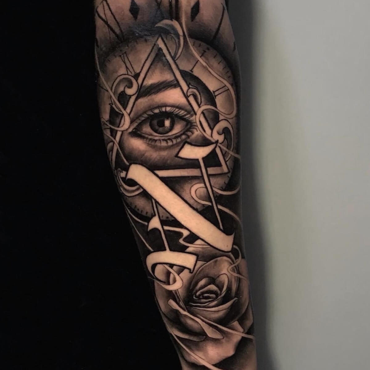 Abstract Eye & Color tattoo by Paper Airplane Jane - Iron Palm Tattoos &  Body Piercing