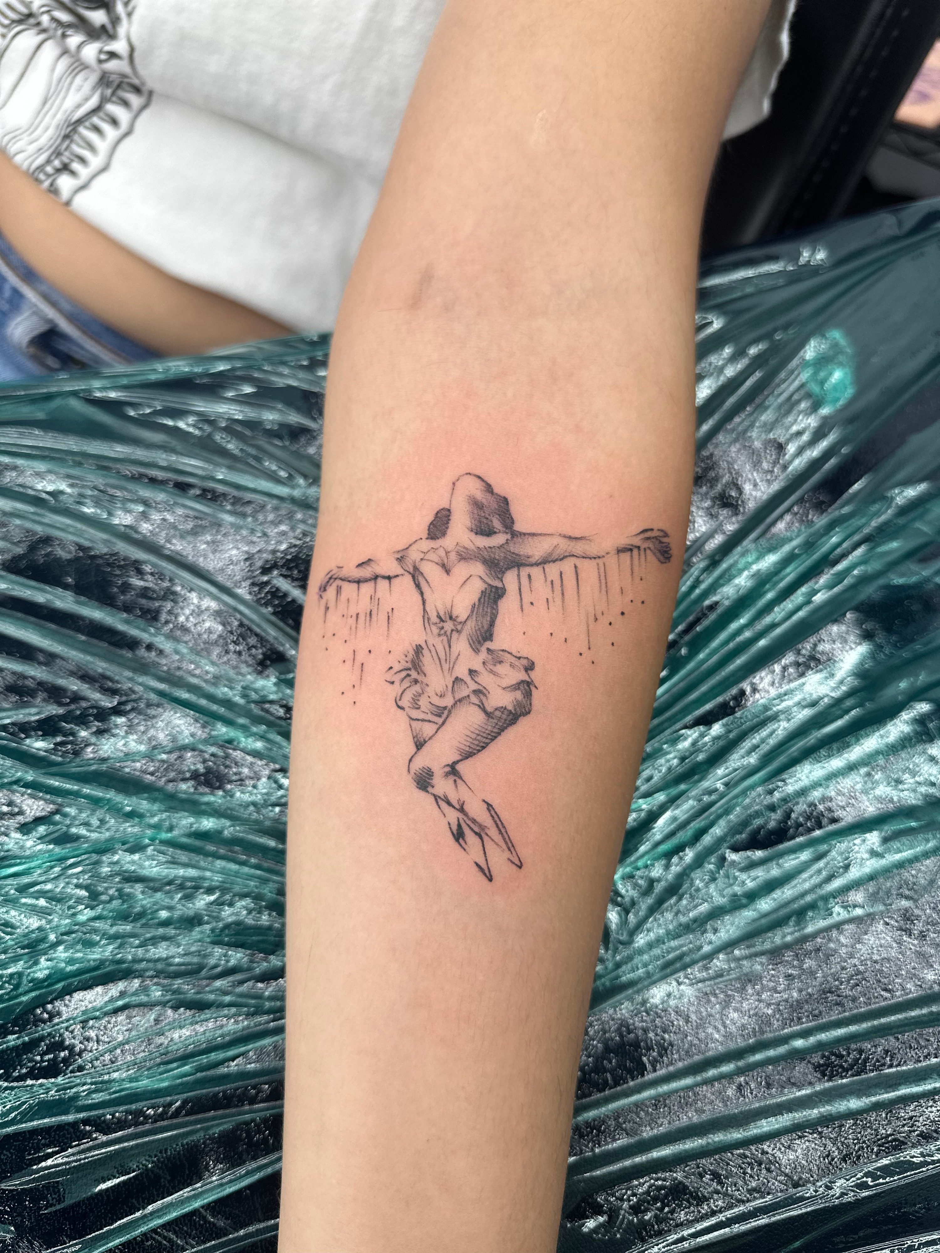 What's your shitty/trashy/dumb tattoo that you actually love? I'll go first  with my cherub dancing with maracas that looks like he has a donkey D :  shittytattoos