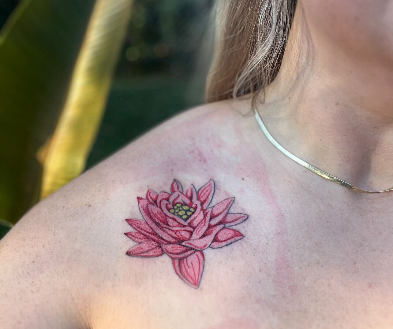 Lotus Flower Tattoo By Binky Warbucks At Iron Palm Tattoos. The lotus flower is a symbol of loyalty and sincerity. Many clients get it as a representation of their character or some internal sentiment they hold.