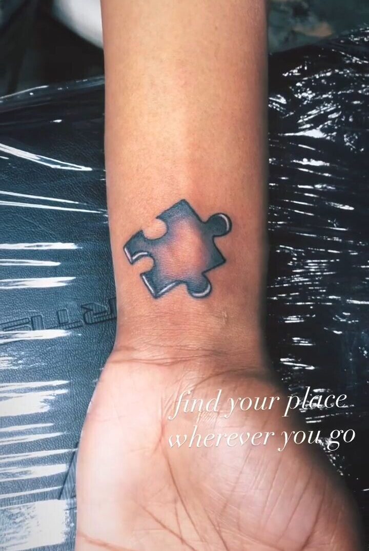 Tattoo uploaded by Nikola Lazic • #puzzle #tattooart #simbols #family •  Tattoodo