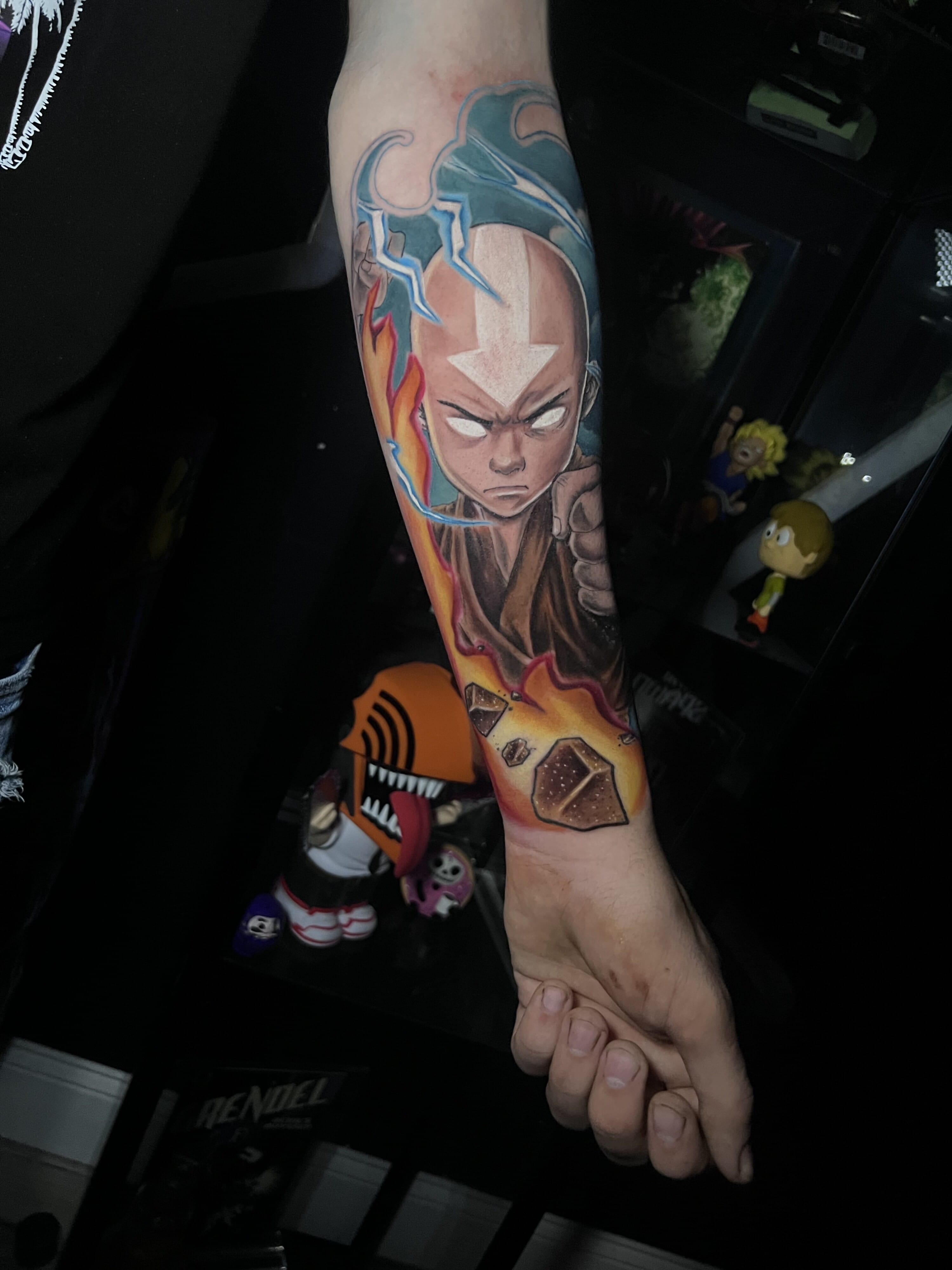 Anime Aang Forearm Tattoo By DB Wyte
